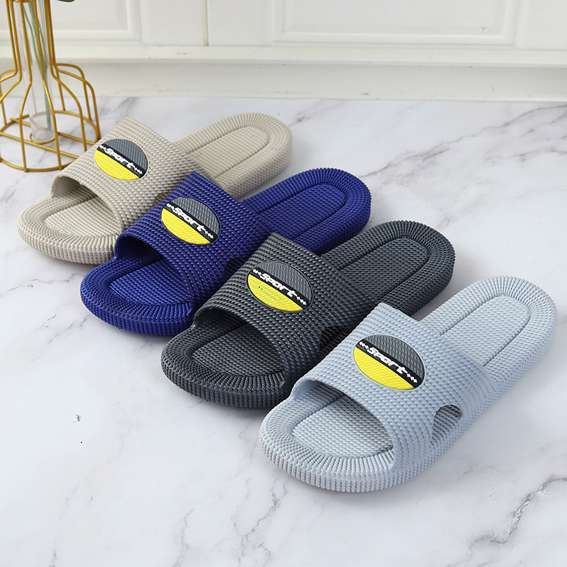 Slippers Men's New Simple Couple's Home Slippers Men's and Women's Non-Slip Hotel Bathroom Bath Slippers Slippers Women's