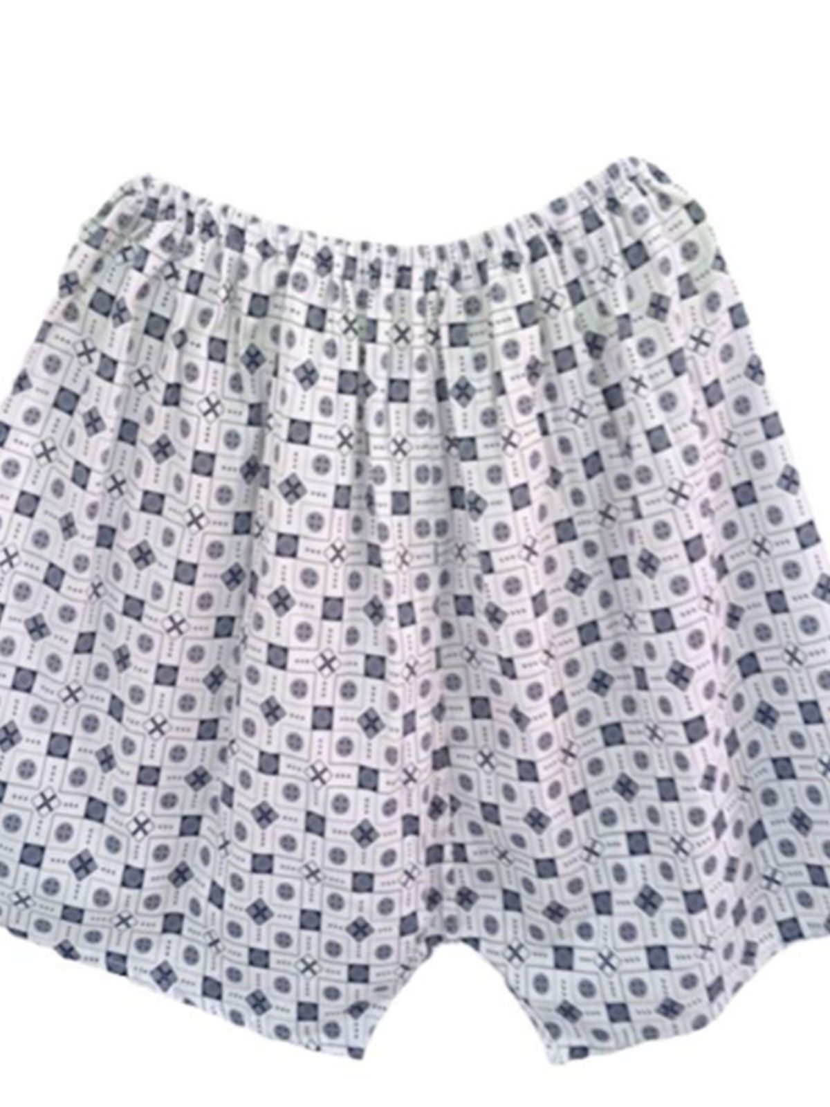 桑蚕丝男士中腰印花平角裤真丝舒适透气内裤男薄款2149浪莎男士内裤男