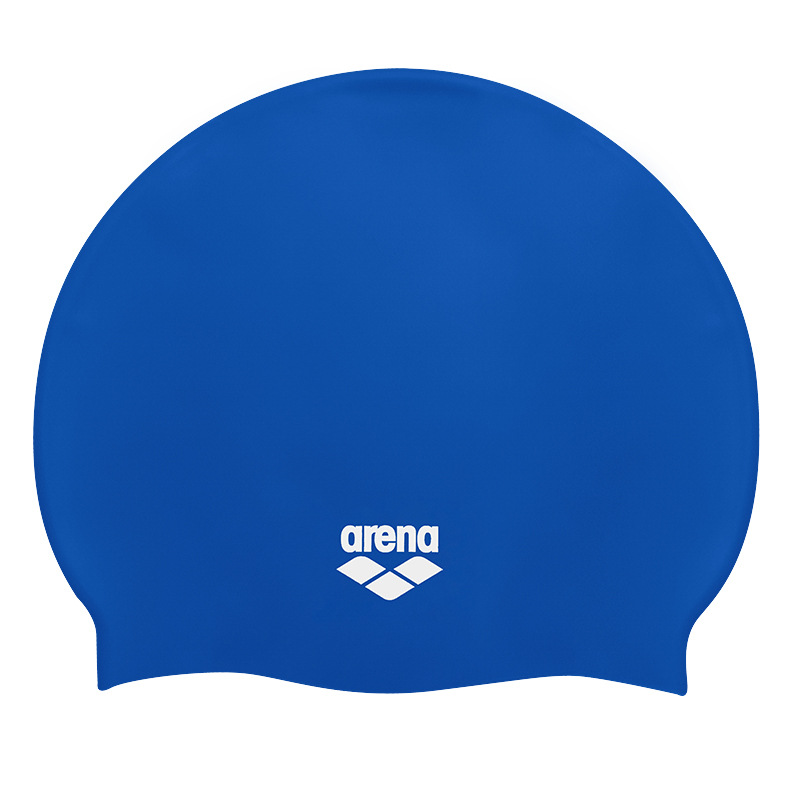 arena阿瑞娜 arn-4473 纯色硅胶游泳帽 时尚柔软舒适 男女