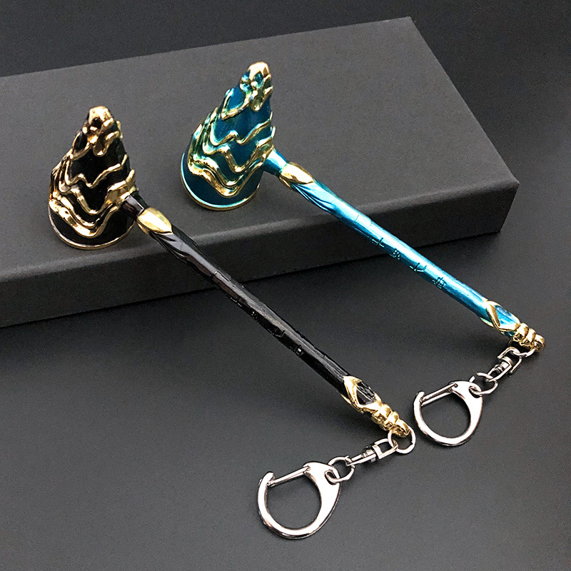 斗罗大陆剧版肖战唐三昊天锤金属模型周边武器武魂唐门玩具挂件