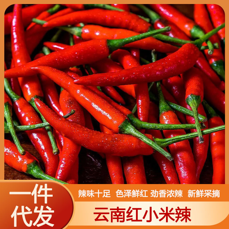 新鲜小米椒应季辣椒红尖椒朝天椒农家自种蔬菜整箱多规格-阿里巴巴