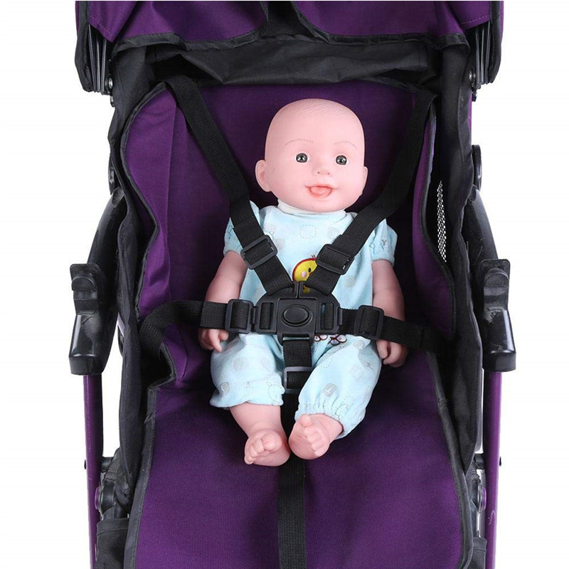 万能婴儿5点式安全带高脚椅安全带婴儿推车儿童推车旋转保护可调