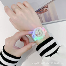 新款夜光发光学生儿童手表 可爱卡通硅胶led手表跨境货源手表批发