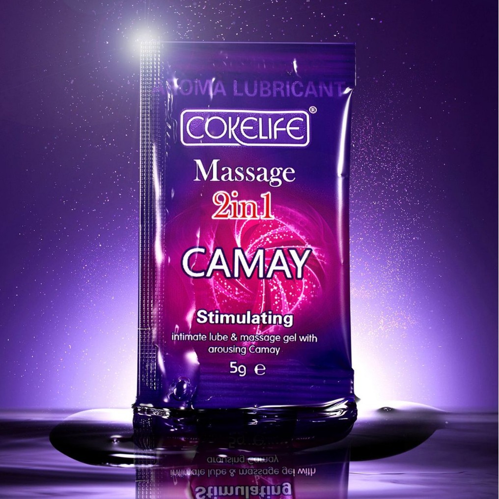 cokelife全英文袋装油卡玫尔香薰润滑液外贸跨境专供成人情趣用品