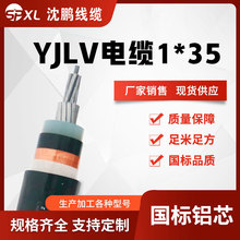 铝芯高压电缆10kv单芯yjlv1*35/50/70 铝芯高压电缆国标 厂家销售