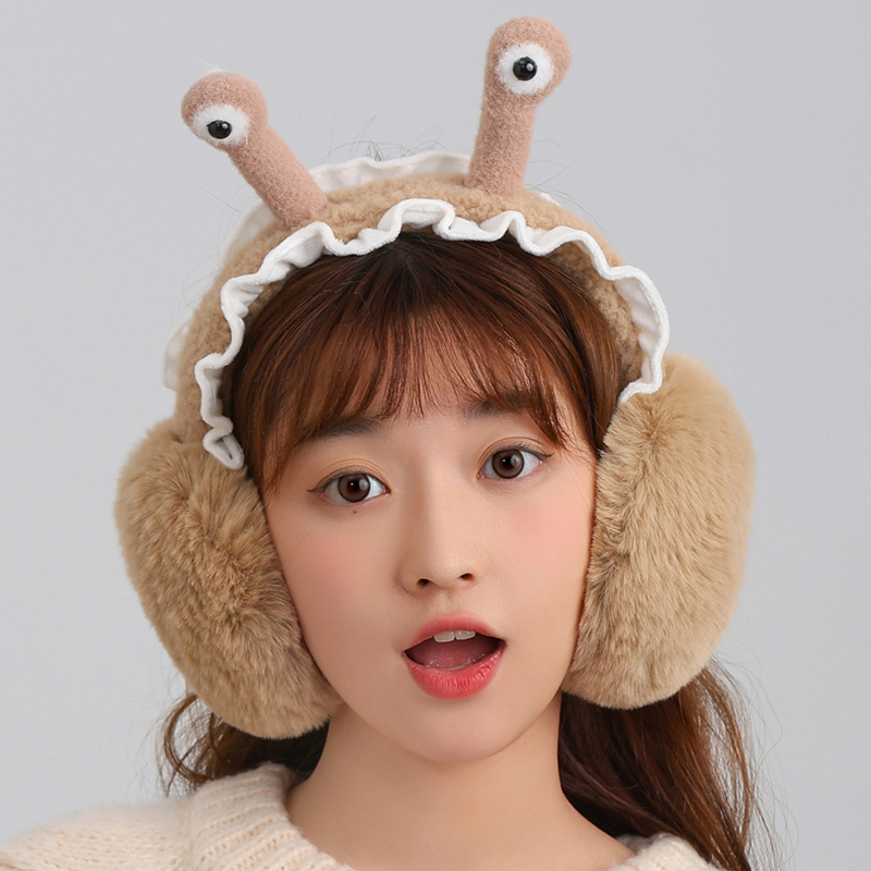 Plush Warm Cycling Cycling Earmuffs Female Winter Earmuff Earmuffs Ear Warmer Ear Protection Furry Imitation Rabbit Fur Ear Covers