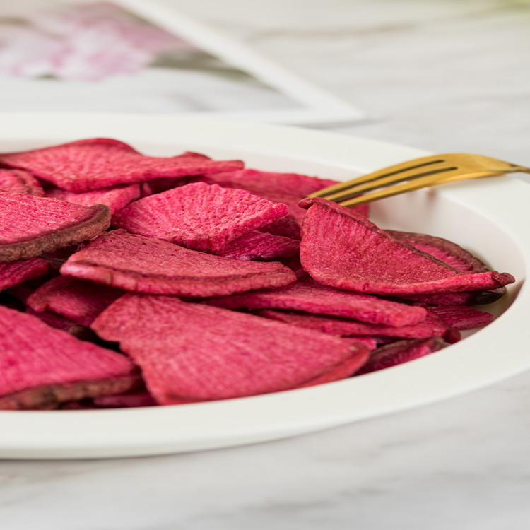 散装批发红心萝卜干萝卜片1kg/袋办公室休闲果蔬脆即食零食