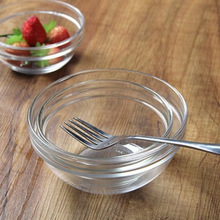 透明玻璃碗汤碗甜品碗创意可叠水果沙拉碗餐具厨房用碗酒店洗手盅