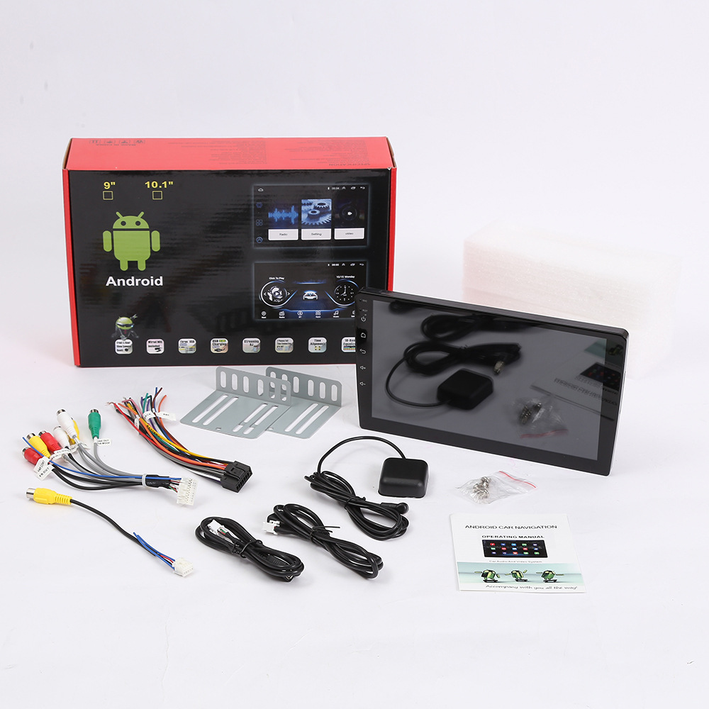 9寸大屏车载导航gps导航仪mp4中控屏一体机汽车倒车dvd安卓播放机