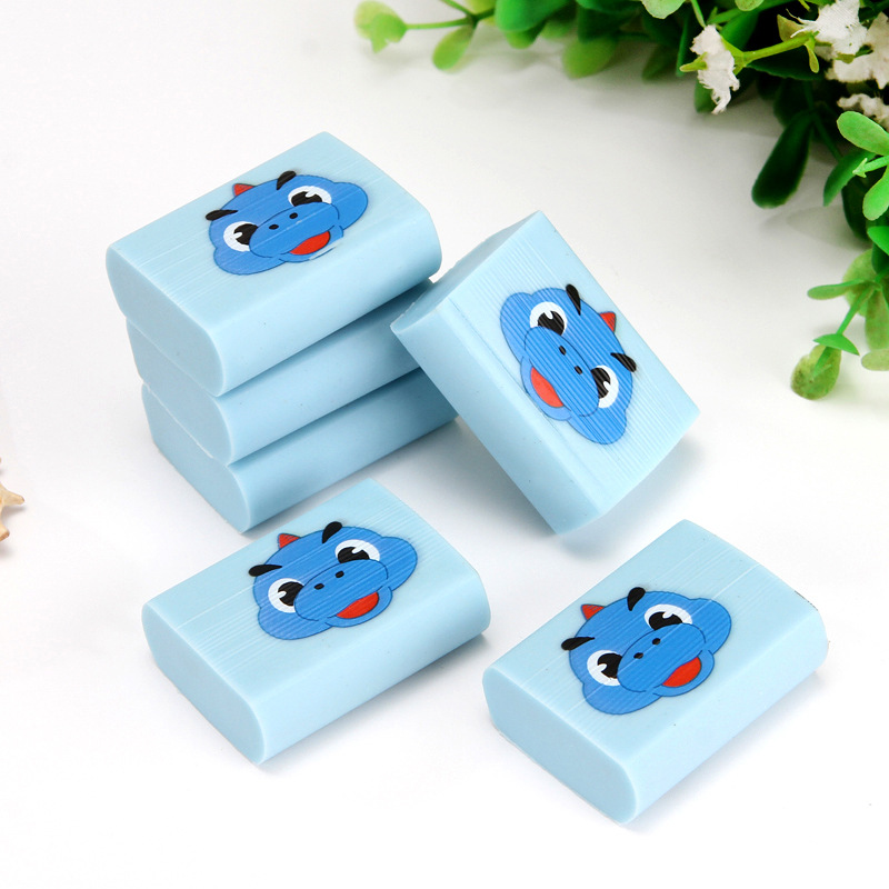 创意卡通橡皮擦恐龙橡皮擦学生考试专用橡皮儿童学生文具批发橡皮