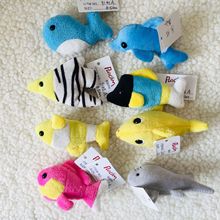 冰箱贴玩偶吸铁石海洋动物热带鱼毛绒玩具青岛外贸厂家图样定制