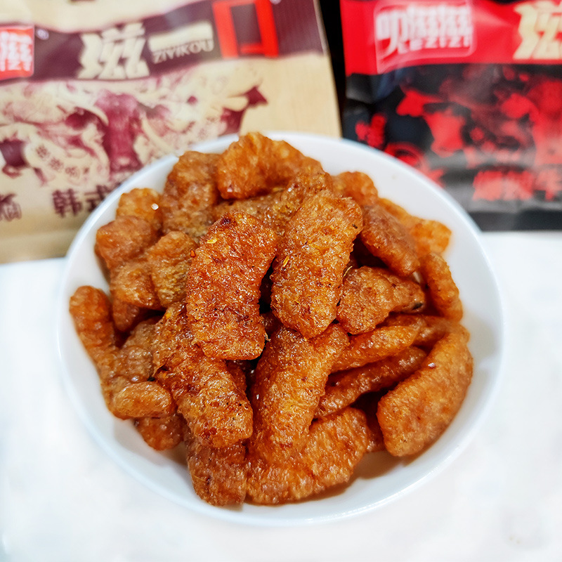 滋一口韩式素牛肉小零食素肉香菇肥牛辣条怀旧小吃休闲食品