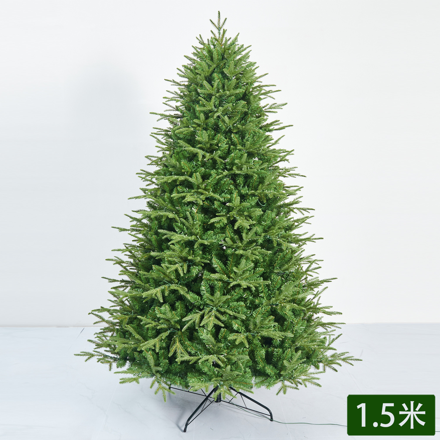 Amazon Hot European and American Encryption plus Light PE + PVC Mixed High-End Christmas Christmas Tree Decorations Factory Direct Supply