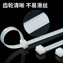 调式捆绑线带明白电线可调式扎现货捆绑带塑料带式绑带透明束锁可