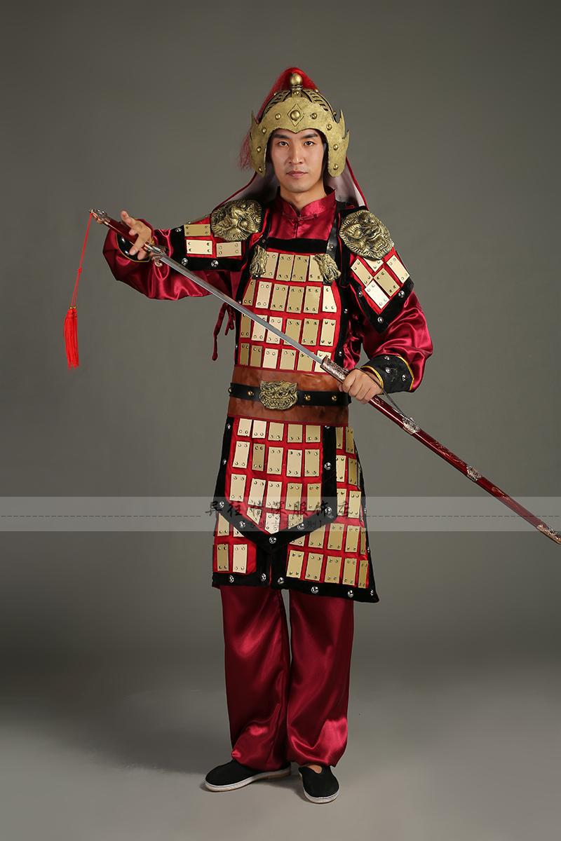 2016古代将军服铠甲盔甲战袍戏剧唐装汉服古装舞台演出服厂家批发
