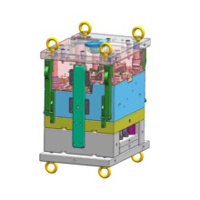 注塑模具设计cad模具总装图代画零件图代画