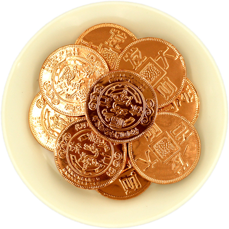 徐福记巧克力奇欧比散称金币巧克力金条金元宝爱大豆磷脂婚庆代散