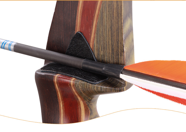 跨境批发毛皮箭台 木把反曲弓箭台户外射箭搭箭带3m胶玻纤箭可用