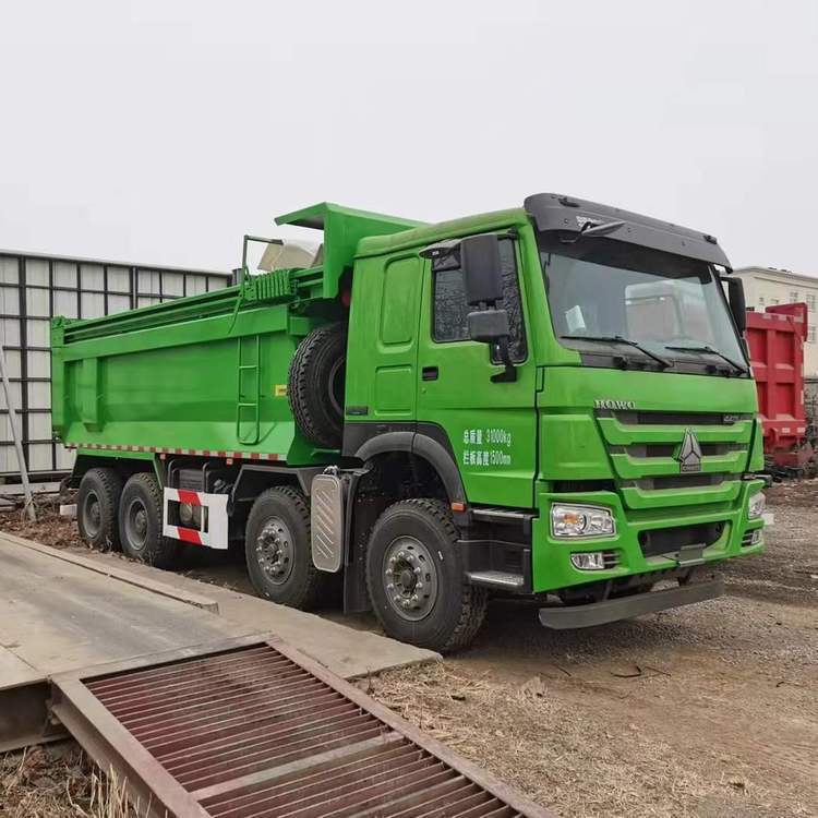 8米德国曼440马力自卸车带篷布环保绿-阿里巴巴
