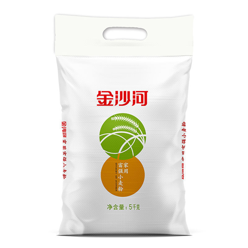 金沙河面粉 家用富强小麦粉 5kg*1袋/10斤 通用面粉可做所有面食