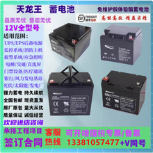 TELONG天龙王蓄电池TL121200 12V120AH100A65A55A45A38A33A24A6AH