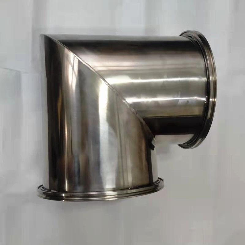 iso160不锈钢304直角弯头卫生级不锈钢弯头管道管件