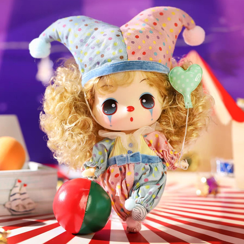 ddung冬己小丑迷糊娃娃 可爱正版洋娃娃玩偶玩具女孩女生生日礼物