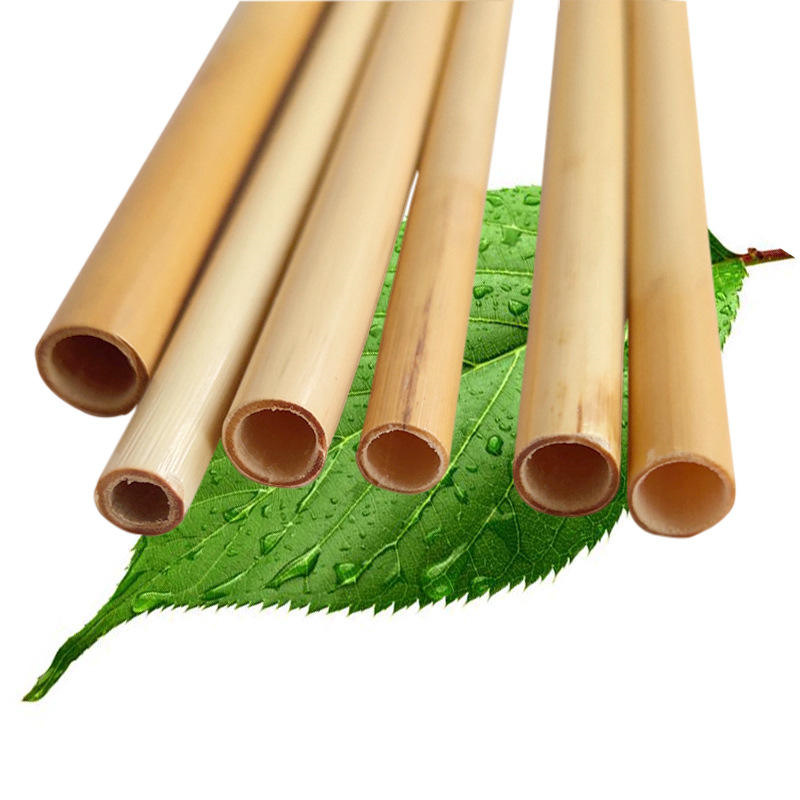 现货批发供应一次性可降解吸管芦苇杆子吸管饮料果汁吸管