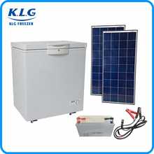 太阳能冰柜  108L直流冰柜 太阳能冰柜冷柜 12V 24V冰柜