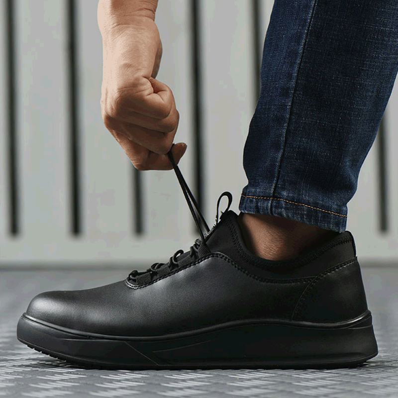 Customized Kitchen Chef Shoes Breathable Deodorant Protective Footwear Waterproof Non-Slip Work Shoes Oil-Resistant Labor Protection Shoes Men Wholesale