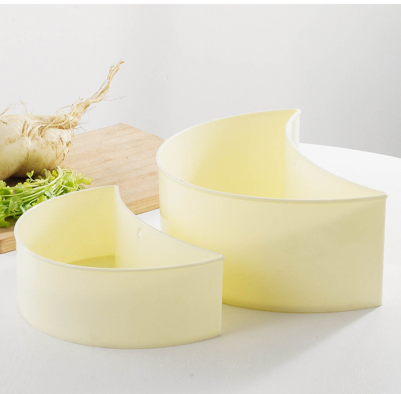 厂家直供加厚塑料腰斗酒店餐厅杂物斗菜板砧板斗厨房置物盒大小号