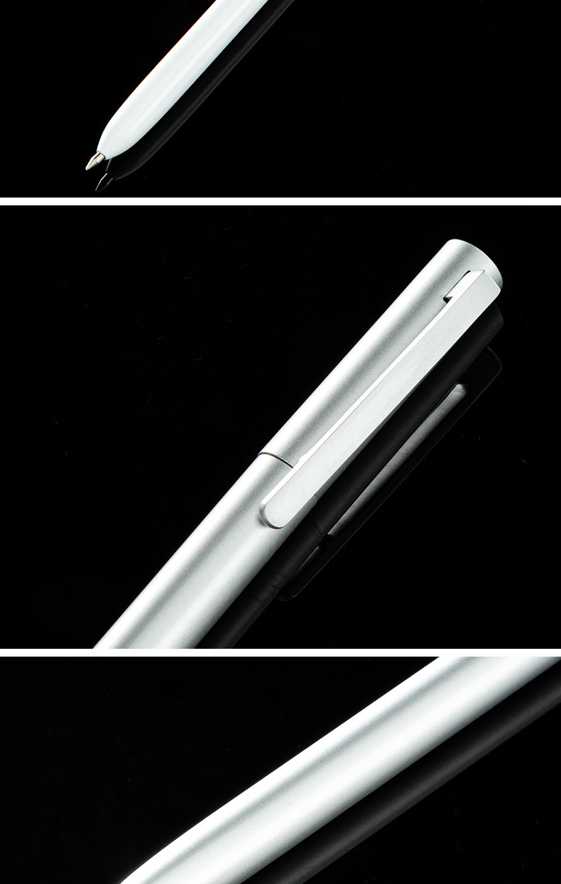 小米圆珠笔现货批发商务简约签字笔礼品广告笔刻字旋转金属小米笔