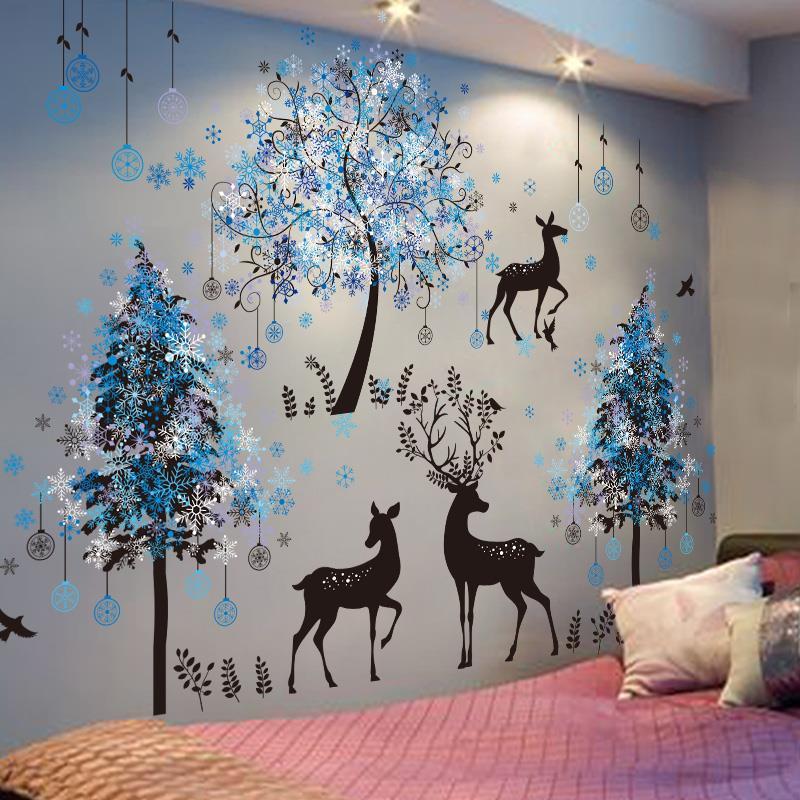 d立体墙贴画墙面贴纸卧室床头海报纸背景墙壁纸宿舍装饰墙纸自粘