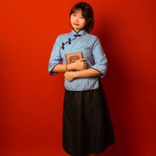 民国服学生装五四青年装女民国风中山装男校服班服毕业舞台合唱服