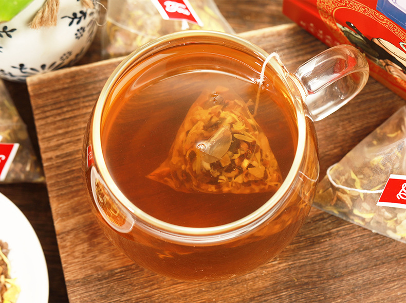 淳滋堂胖大海菊花茶 桔梗枇杷罗汉果大海金银花组合三角包茶养生