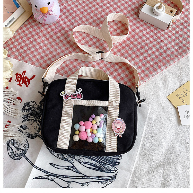 时尚小清新斜挎包小提包日系jk可爱少女包包学生日常单肩包文艺女