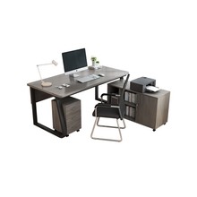 电脑桌台式家用办公桌椅写字桌简约带抽屉职员单人办公室桌子
