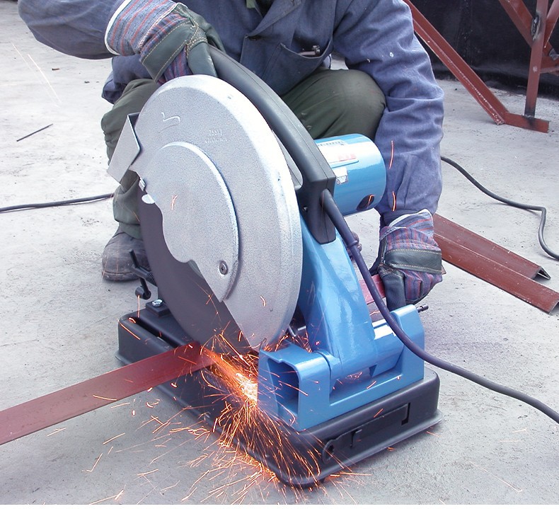 东成型材切割机钢材切割j1g-ff02-355台式电锯东成电动工具