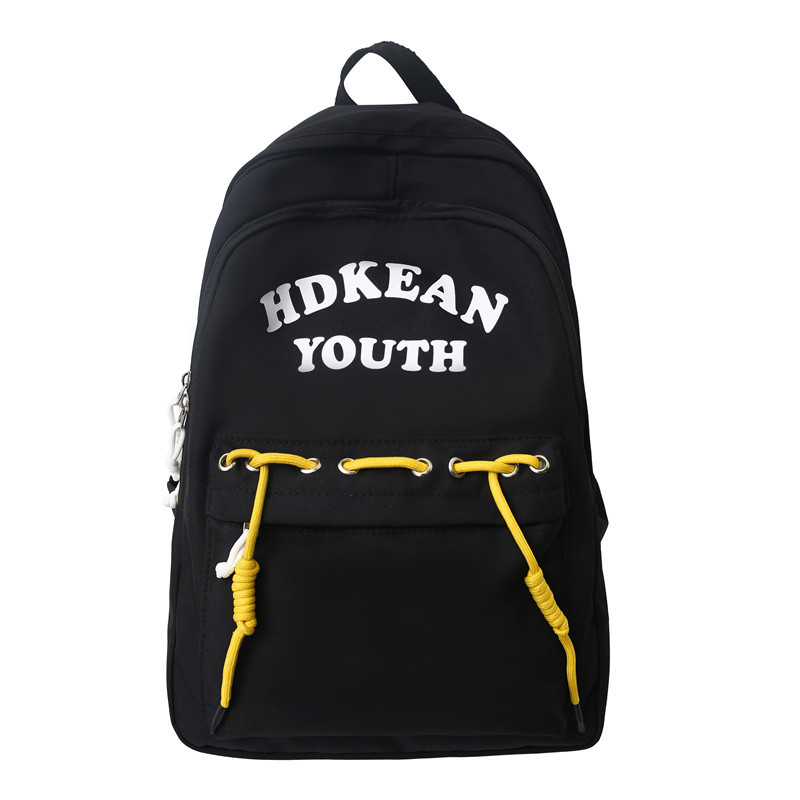 High School Ins Backpack Middle School Student Schoolbag Female Junior High School Student Contrast Color Backpack