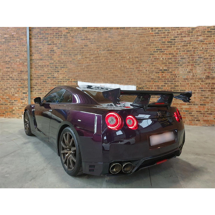 适用日产gtr改装碳纤维nismo款尾翼r35升级nismo原厂款r35定风翼