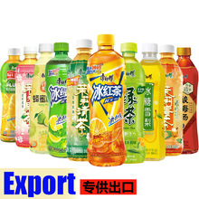 康师傅果汁茶饮料500ml*15瓶整箱冰红茶绿茶茉莉蜜茶冰糖雪梨柚子