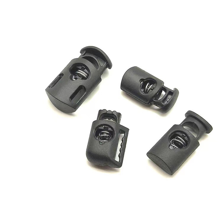 羽绒服金属弹簧扣箱包抽绳卡扣户外休闲冲锋衣帽单孔猪鼻扣可颜色