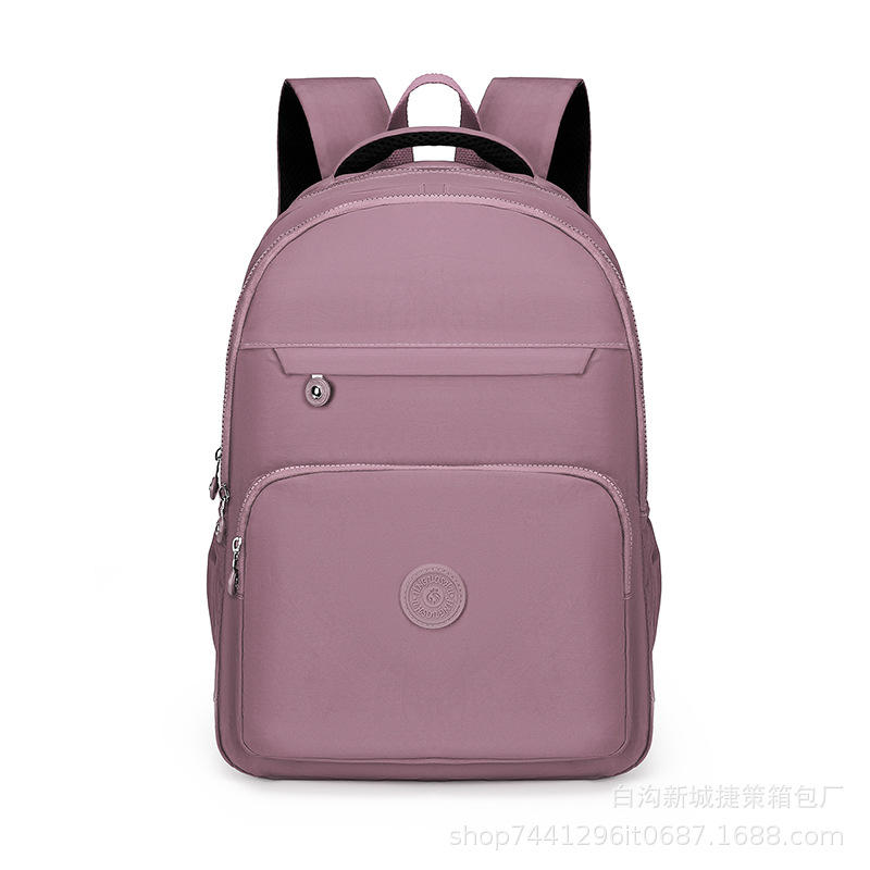 New Backpack Unisex Large Capacity Simple Schoolbag Travel Bag School Bag