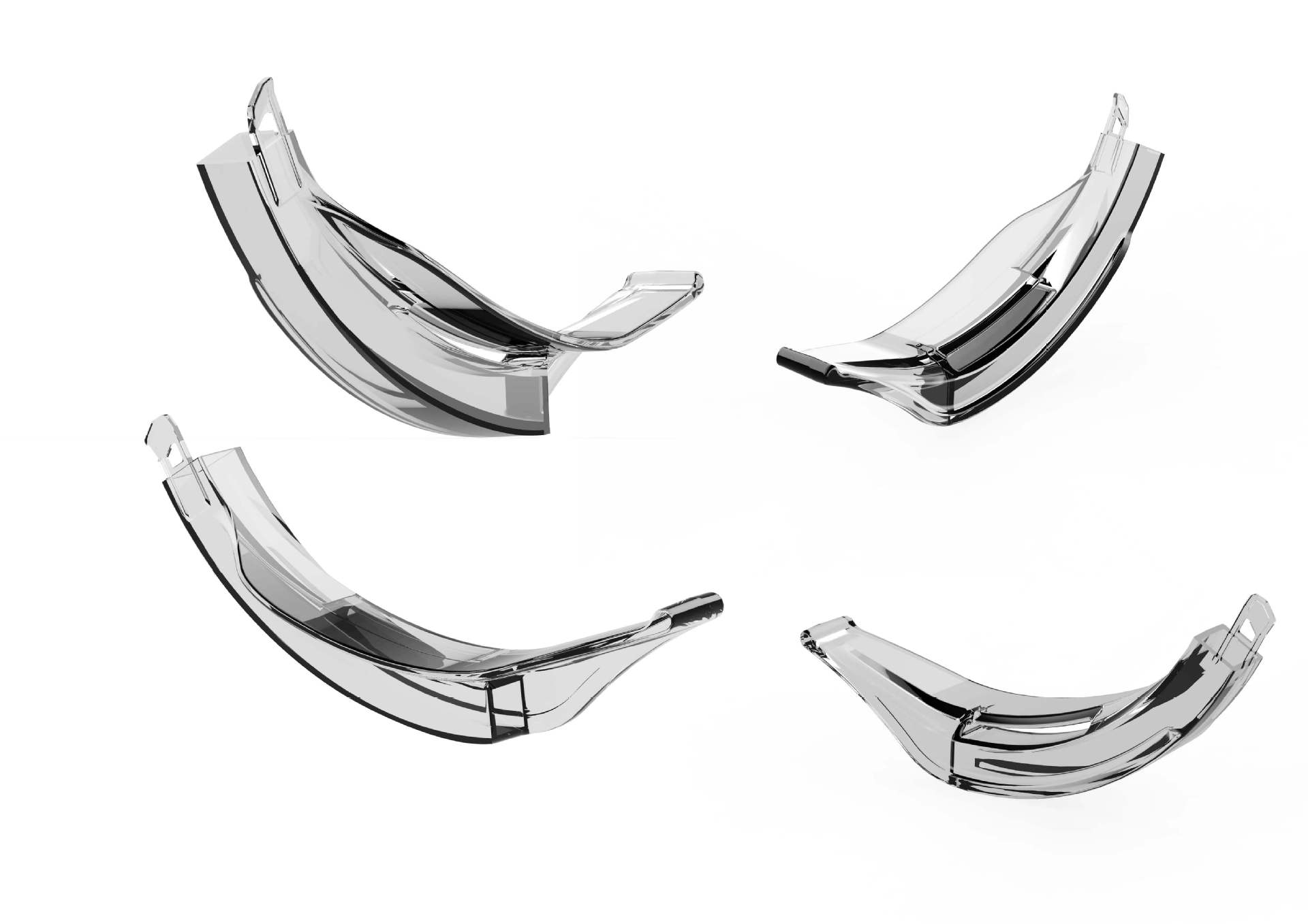 易安一次性使用的电子视频喉镜片麻醉视频喉镜片可视喉镜片