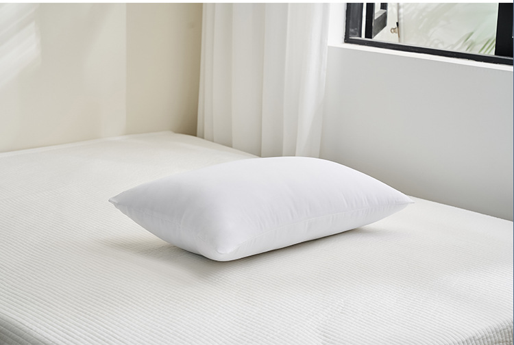 厂家批发化纤纤维记忆长枕头酒店枕芯亚马逊磨毛枕