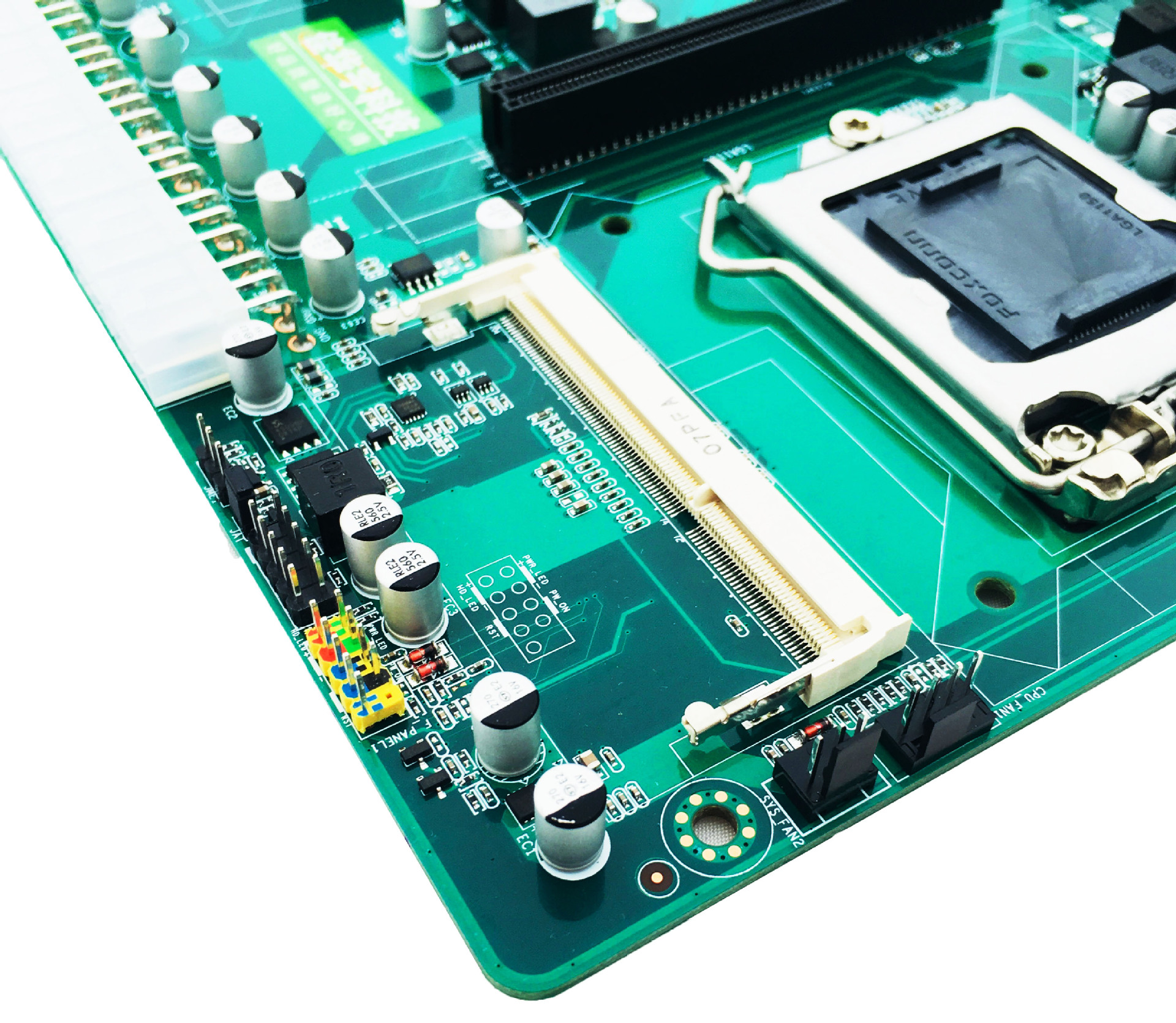 全新b85直插8卡gpu主板八卡多显卡槽847 b75大间距12卡6卡