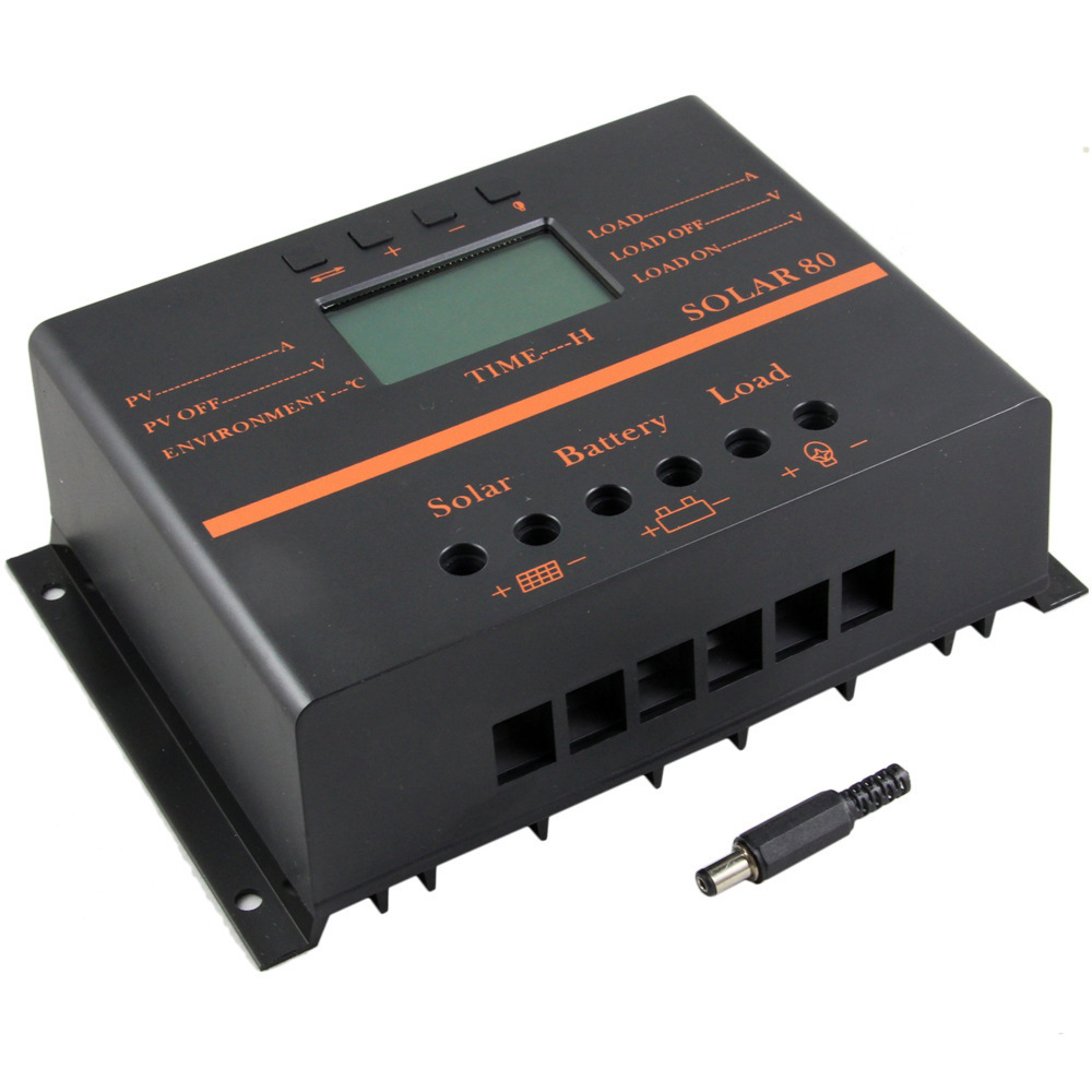 外贸款光伏发电太阳能控制器pwm 12v24v80a太阳能发电控制器-阿里巴巴