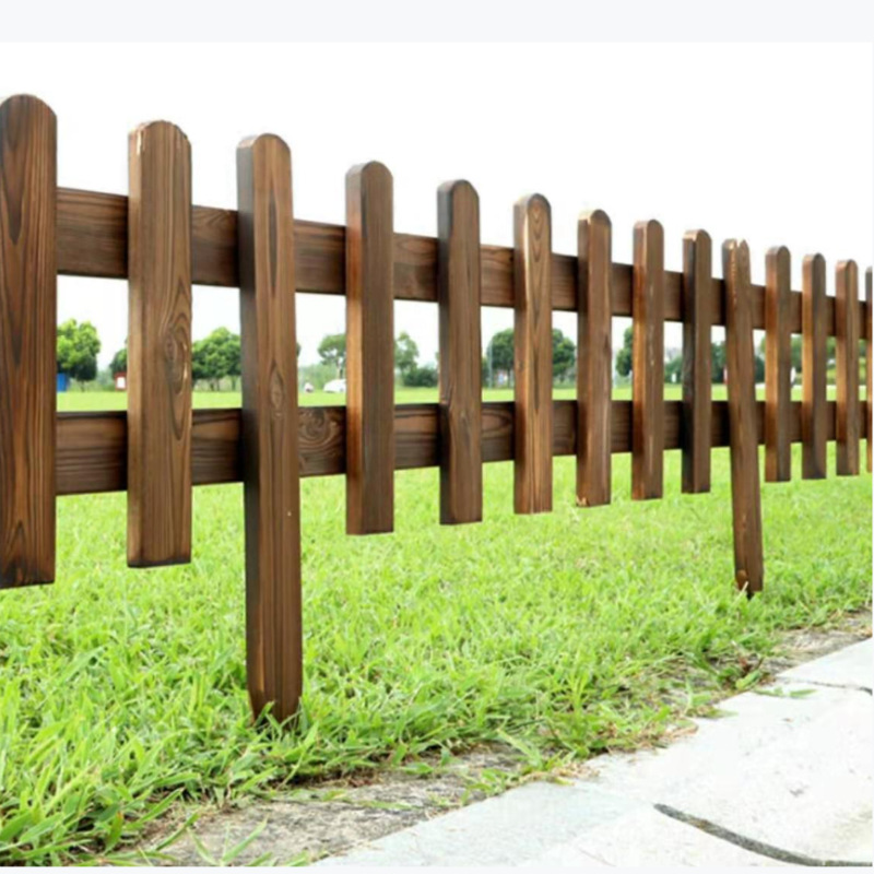 防腐木栅栏围栏户外庭院花园小篱笆室外草坪护栏绿化隔断菜园装饰