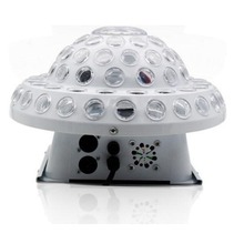 360°大宇宙魔球灯6色LED+红绿激光声控遥控全彩光束蘑菇水晶球