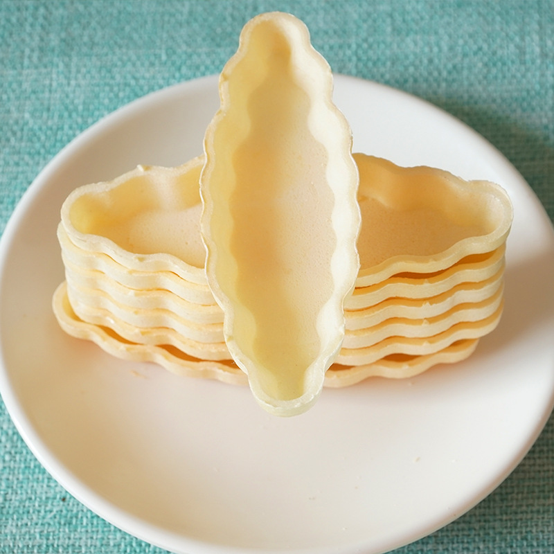 唐妖坚果糯米船饼壳烘焙材料焦糖杏仁坚果小叶酥托鱼包装袋盒零食